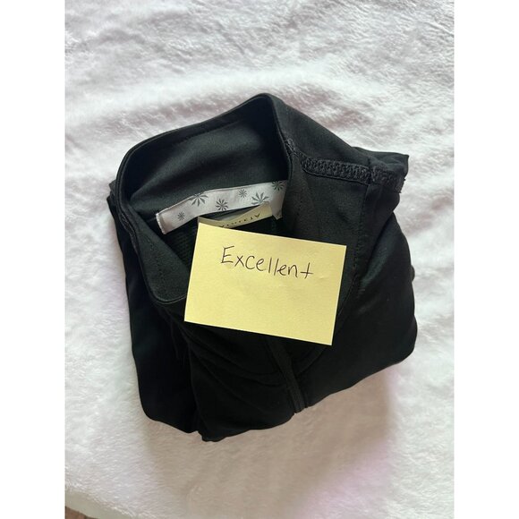 Athleta Womens Love Jacket Full-Zip Vented Back Thumb Holes Black XS Stretch - Picture 11 of 11